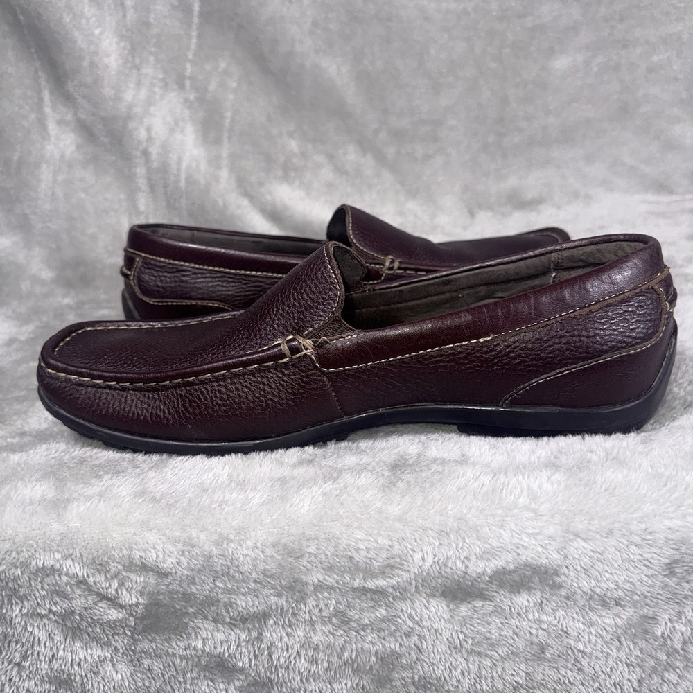 Florsheim Men's Leather Slip On Loafers Shoes US 10.5 EEE Brown Comfort Tech - Picture 3 of 11